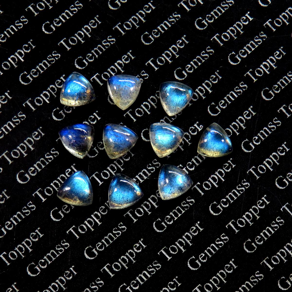 Labradorite 10x10 mm Trillion Cabochon